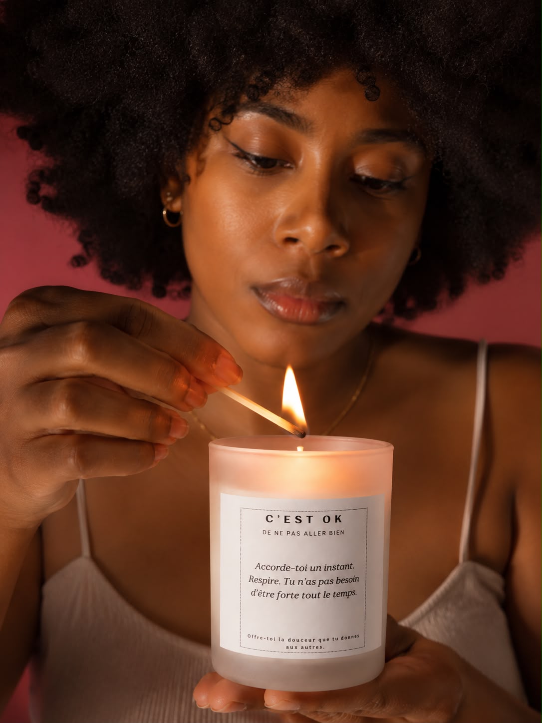 Cette bougie n'est pas là pour parfumer une pièce. Elle est là pour te rappeler que ta lumière existe encore.