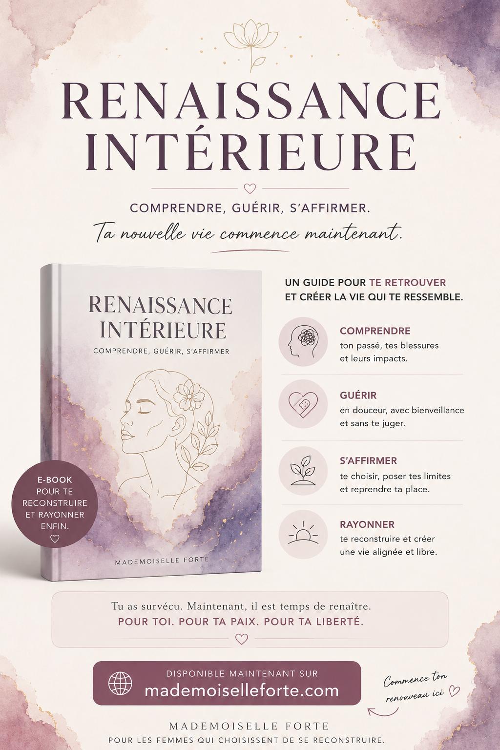 Reprendre confiance en toi après des années à te diminuer.
