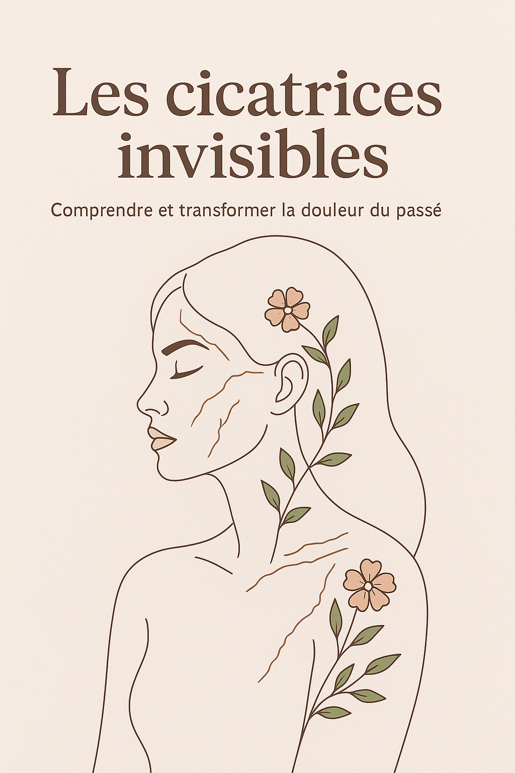 E-book « Les cicatrices invisibles » de MademoiselleForte, guérison de la douleur intérieure.