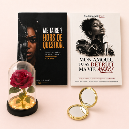 Le Coffret Refleurir : Deux livres, une rose éternelle et un miroir