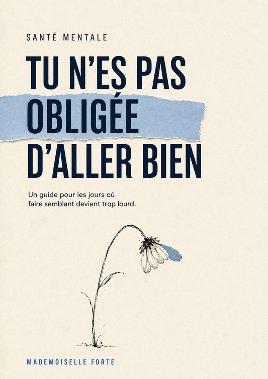 Tu t’es tellement habituée à souffrir que tu appelles ça “être forte”