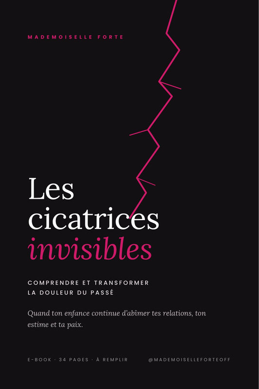 E-book Les cicatrices invisibles de Mademoiselle Forte sur les blessures et traumatismes d'enfance