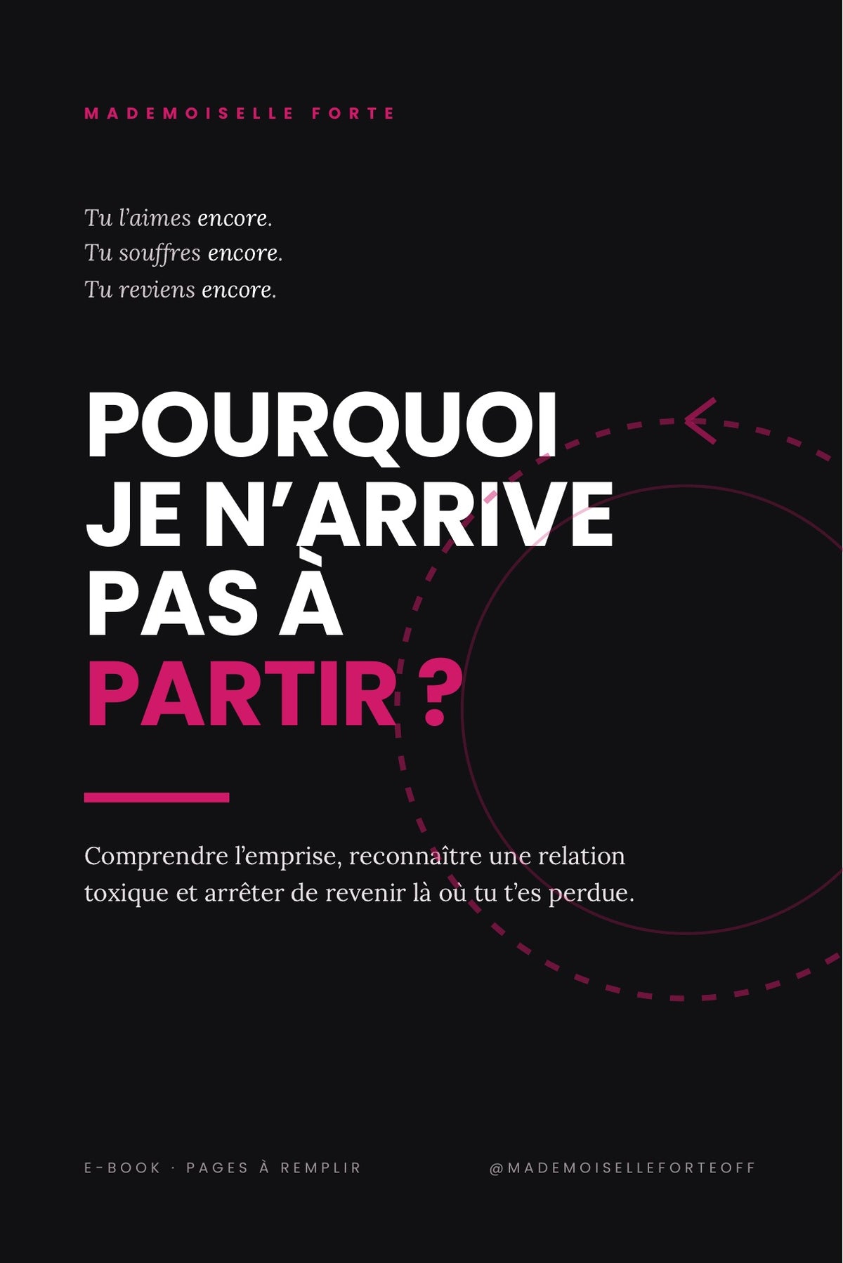 E-book Pourquoi je n'arrive pas à partir ? Comprendre l'emprise dans une relation toxique